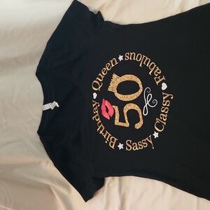 Handmade 50th Birthday Shirt
